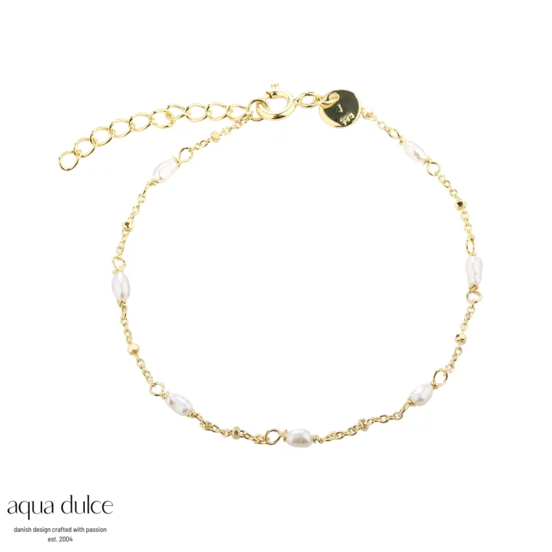 RICE DOT SINGLE BRACELET GOLDEN