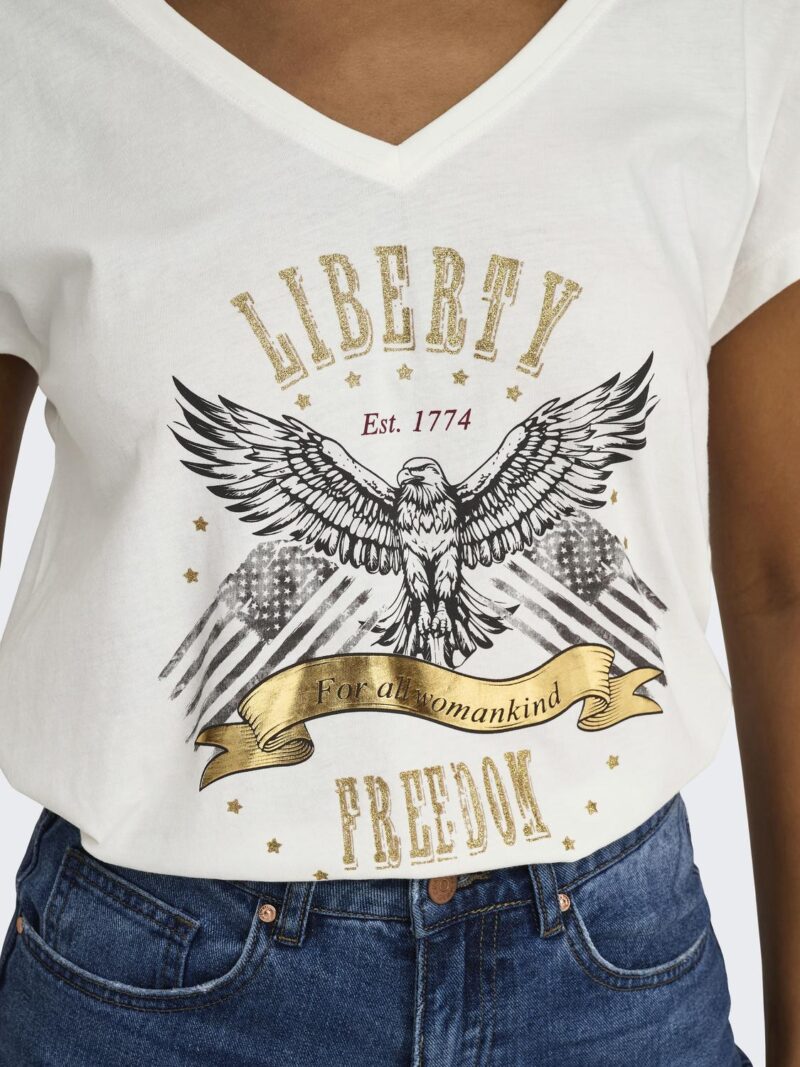 ONLAMBER LIFE S/S TOP FREEDOM TOP CS JRS - Image 3