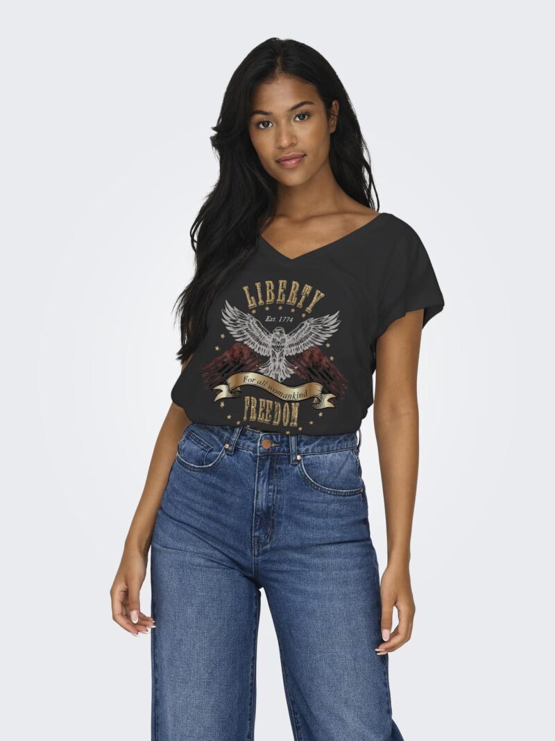 ONLAMBER LIFE S/S TOP FREEDOM TOP CS JRS - Image 4