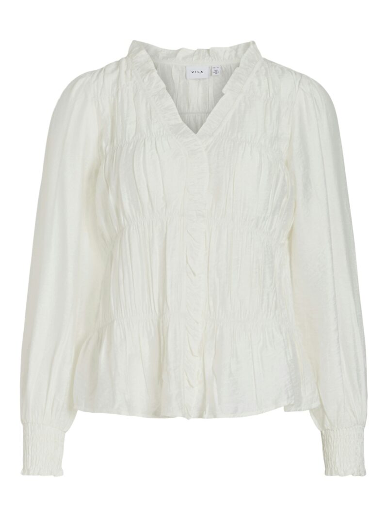VIORPA L/S V-NECK TOP