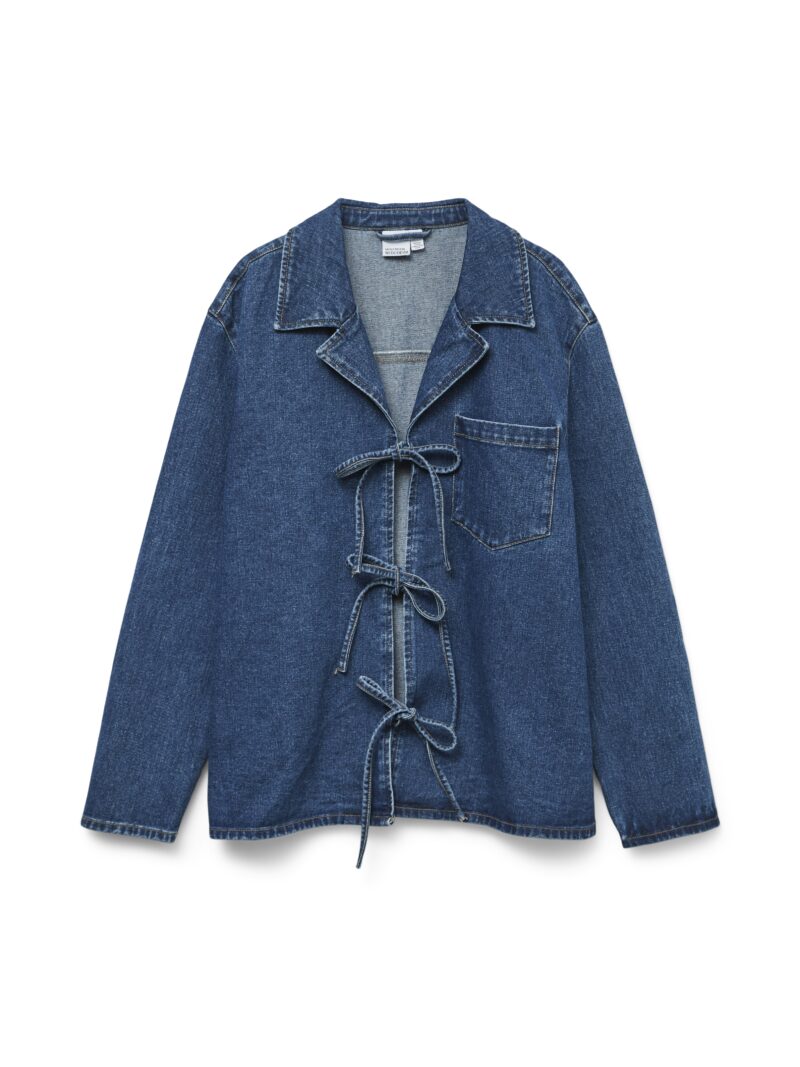 VMKARLA LS BOW DENIM SHIRT