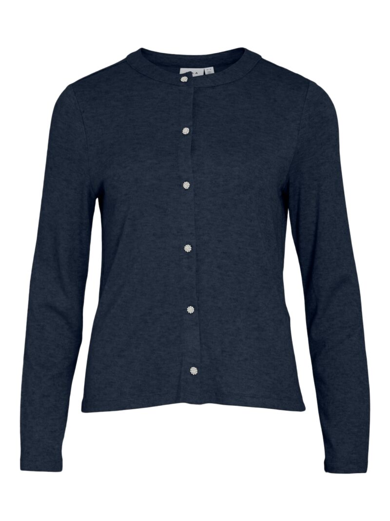 VISABA O-NECK L/S CARDIGAN