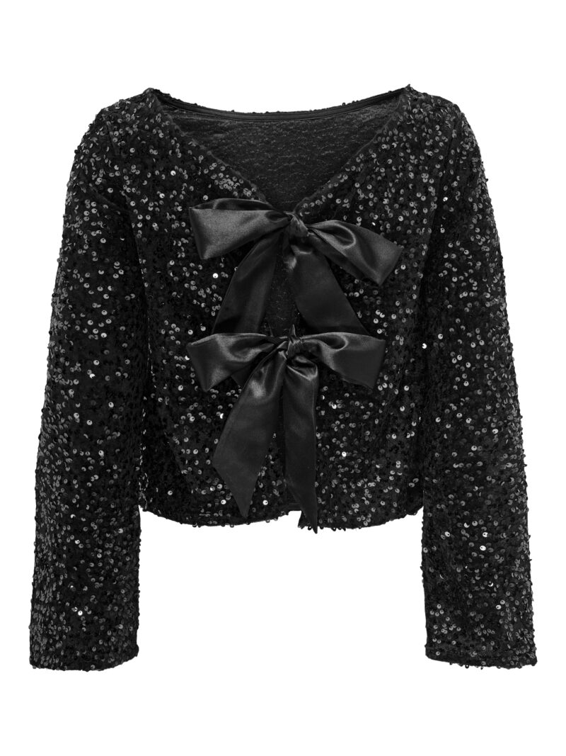 JDYSARA L/S BOW SEQUINS TOP JRS - Image 8