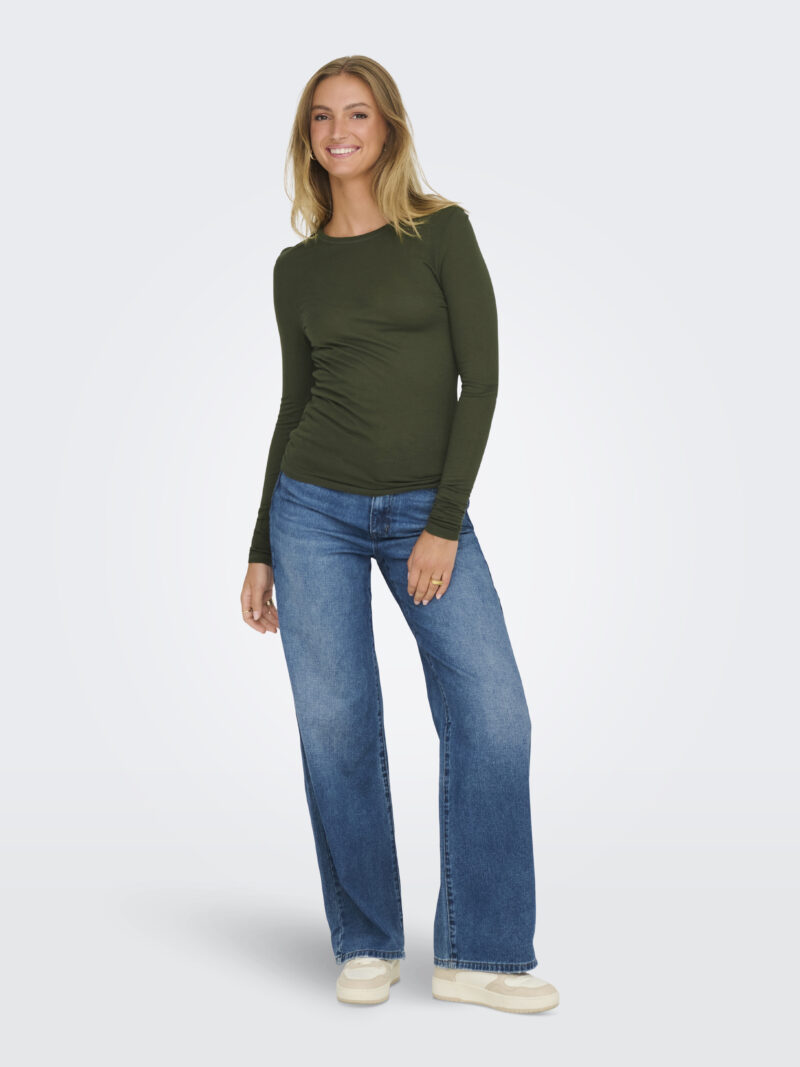 JDYSUMA WOOL L/S O NECK TOP JRS NOOS - Image 6