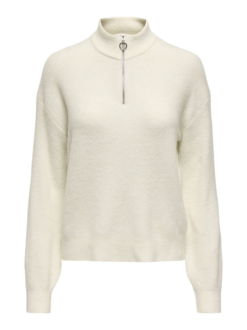 JDYLUMI LIFE L/S ZIP HN PULLOVER KNT - Image 2