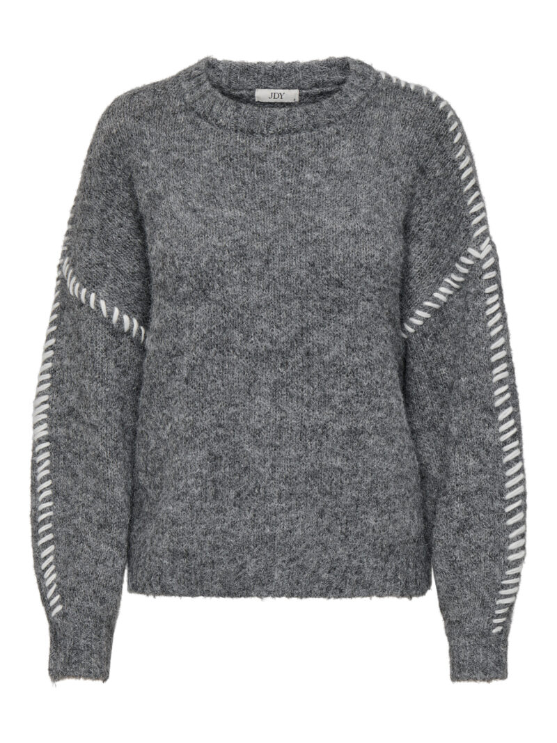 JDYZOEY LIFE L/S ON STITCH PULL KNT NOOS - Image 2