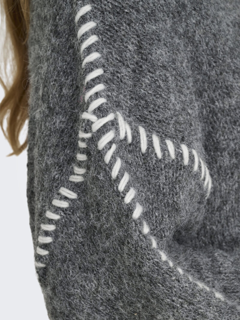 JDYZOEY LIFE L/S ON STITCH PULL KNT NOOS - Image 6