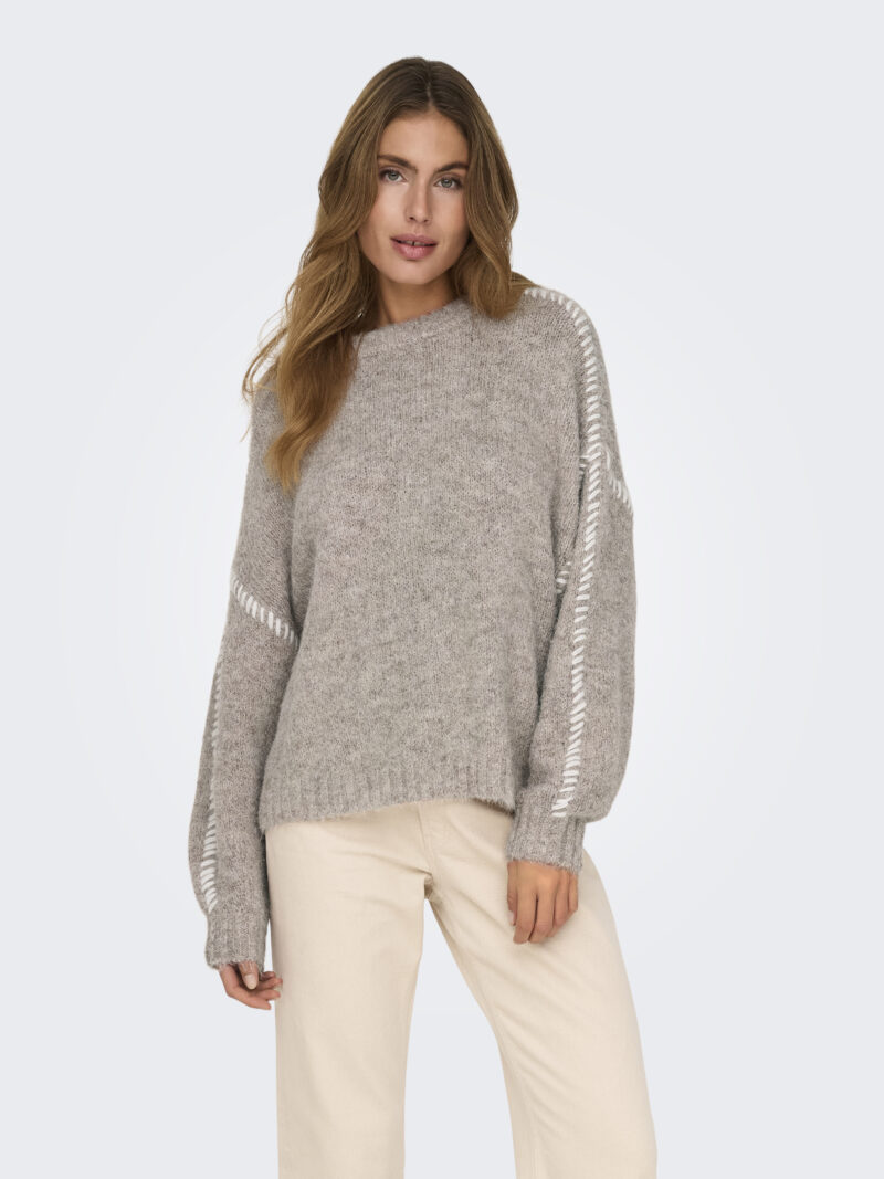 JDYZOEY LIFE L/S ON STITCH PULL KNT NOOS - Image 5