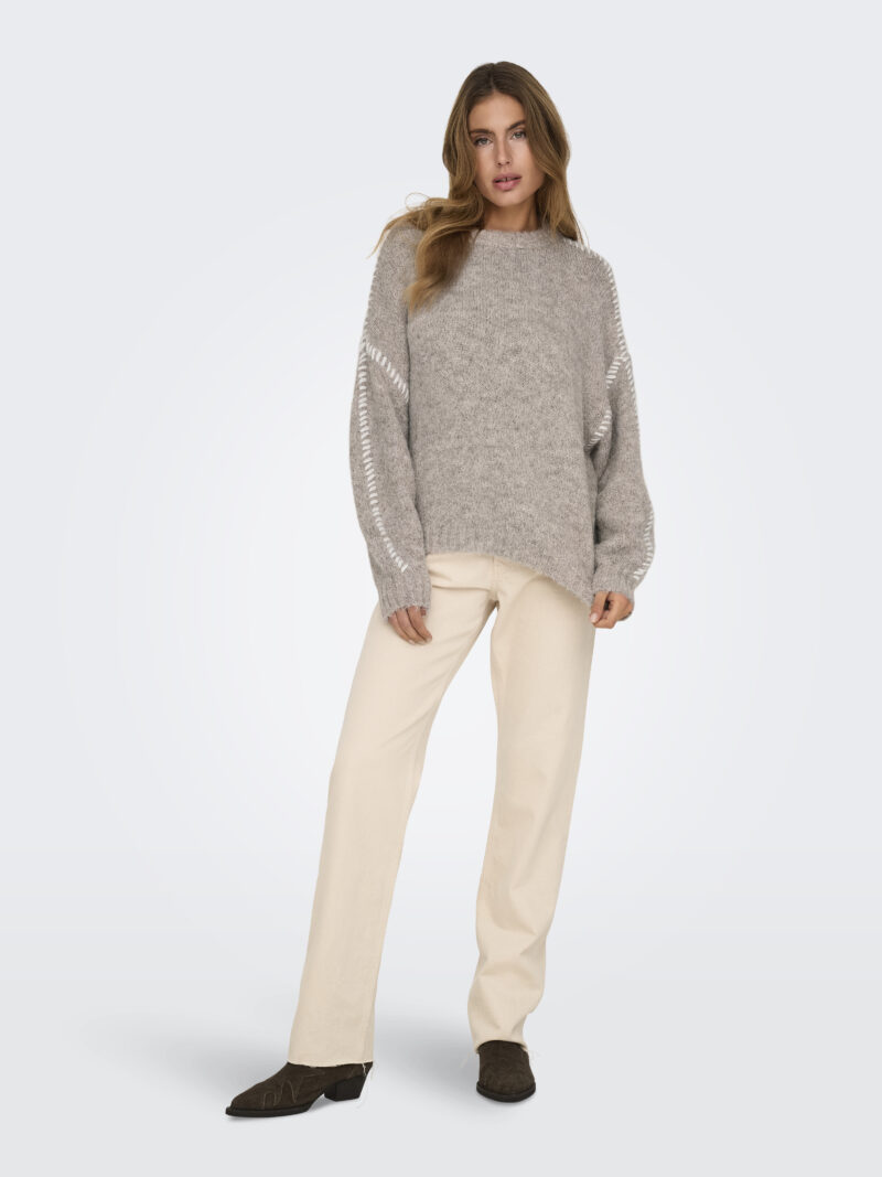 JDYZOEY LIFE L/S ON STITCH PULL KNT NOOS - Image 9