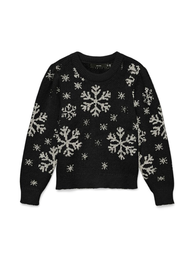 VMSNOWY FROST LS O-NECK PULL. XMAS