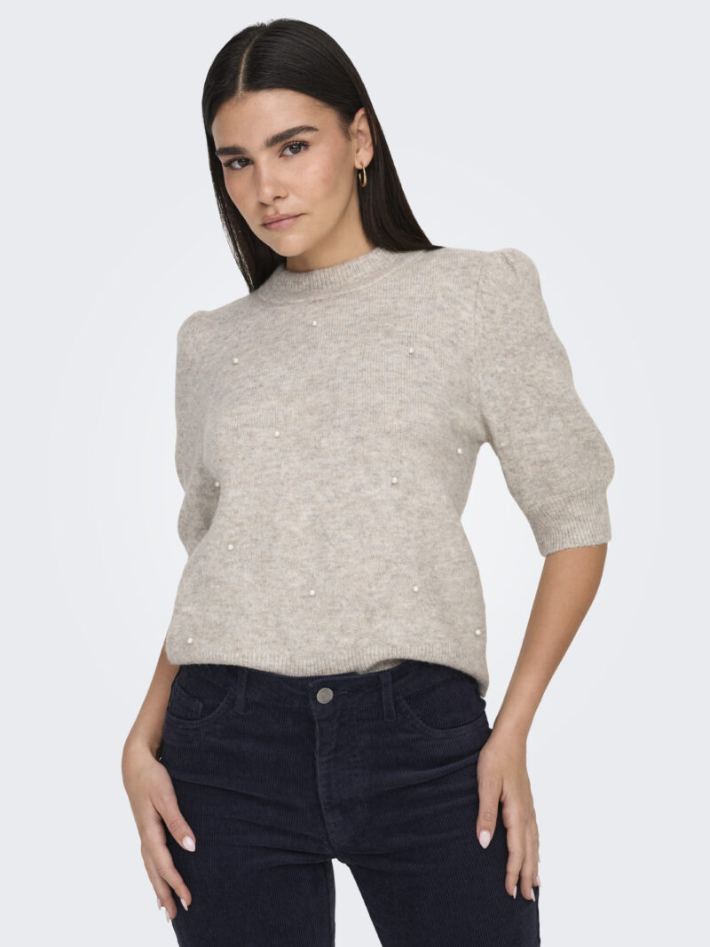 JDYRUE LIFE 2/4 PEARL PULLOVER KNT NOOS - Image 4