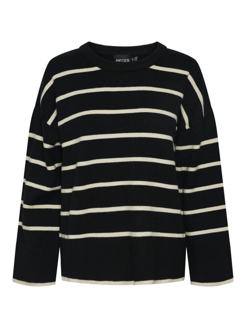 PCMATHILDE LS O-NECK KNIT NOOS BC