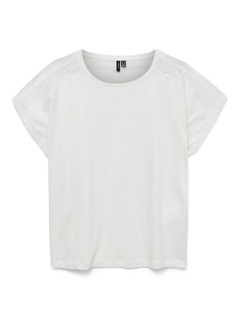 VMEMMY SS LACE TAPE TOP JRS GA NOOS