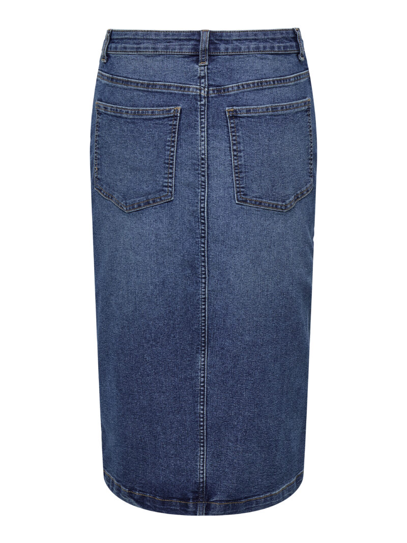 JDYMOON HW MIDI SLIT SKIRT MIX DNM - Image 2