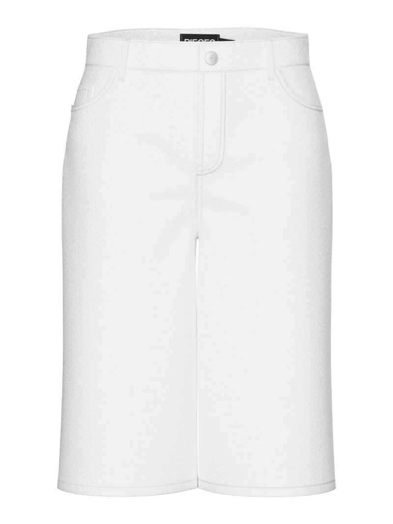 PCSALUME MW WIDE DENIM SHORTS - Image 2