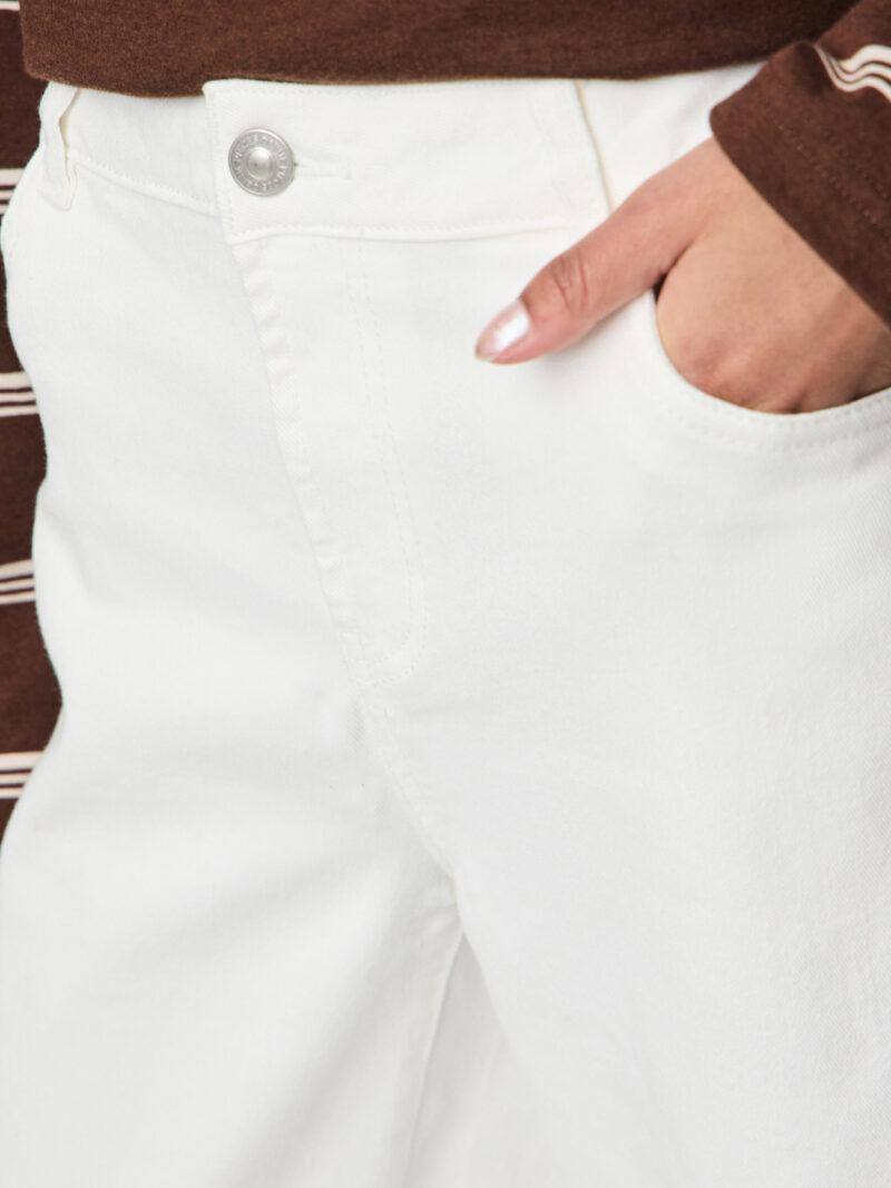 PCSALUME MW WIDE DENIM SHORTS - Image 4