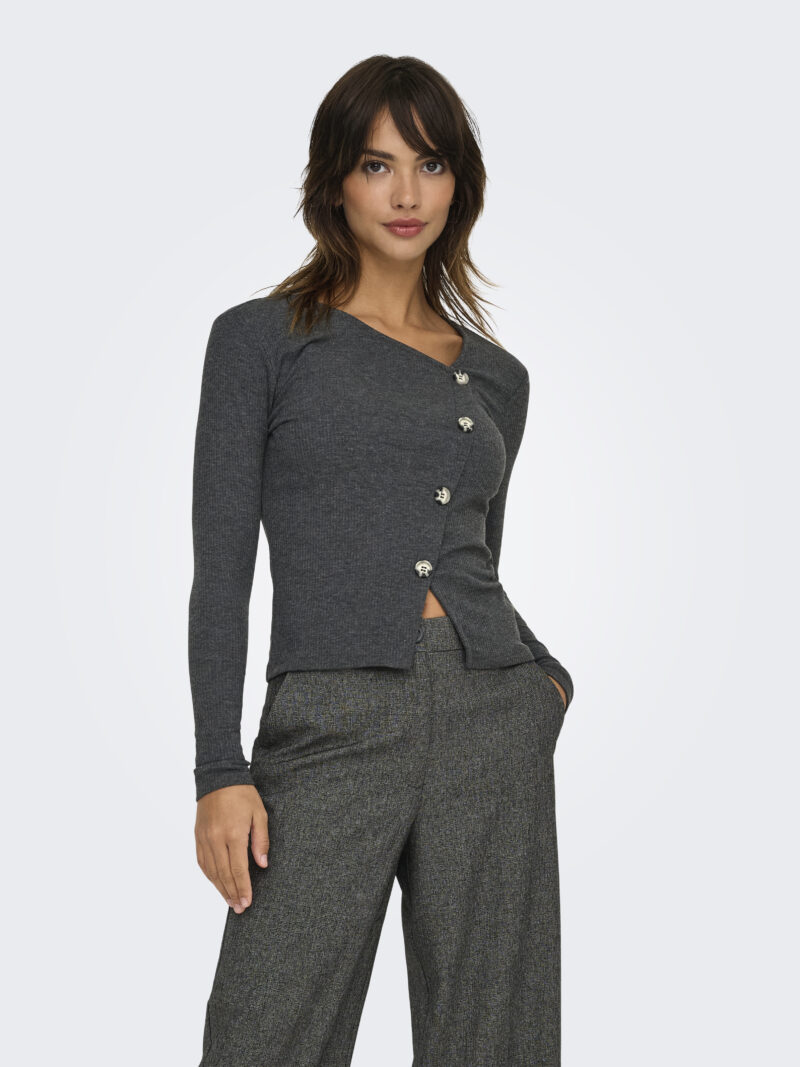 JDYFREYA L/S BUTTON TOP JRS NOOS - Image 2