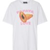 Bright White/Papaya