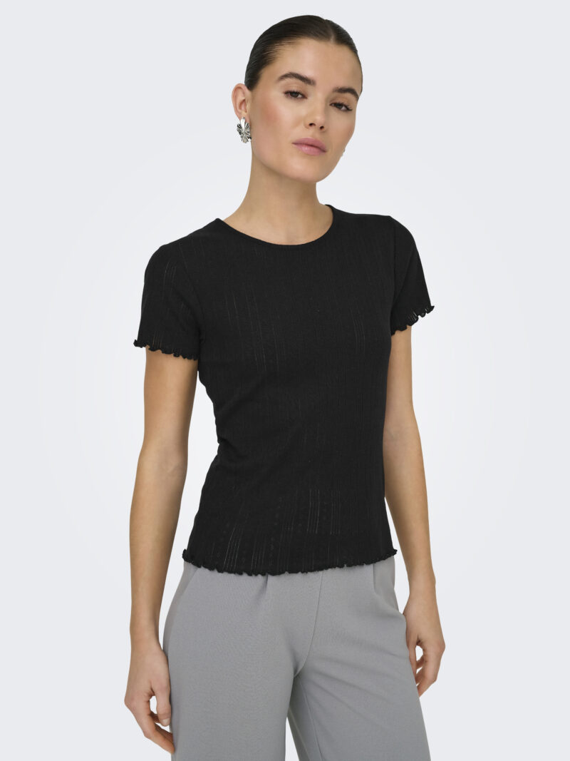 JDYSALSA LIFE S/S O NECK TOP JRS DIA - Image 5