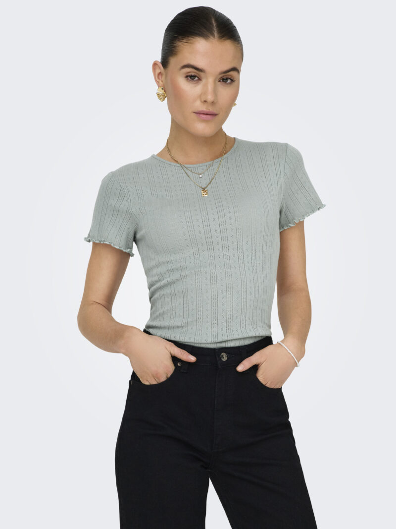 JDYSALSA LIFE S/S O NECK TOP JRS DIA - Image 6