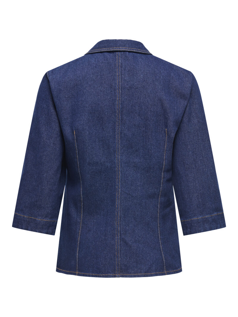JDYSALLY ZIP STITCH 3/4 SHIRT DNM - Image 2