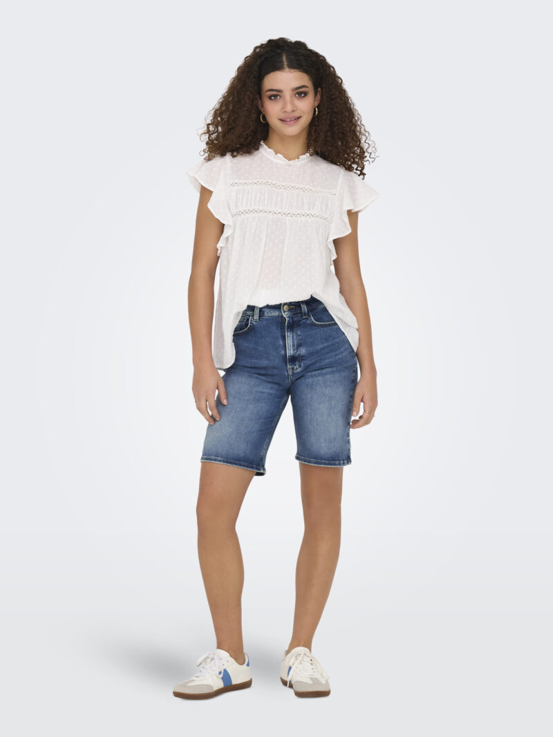 ONLMADISON BLUSH HW SHORTS DNM CRO NOOS - Image 6