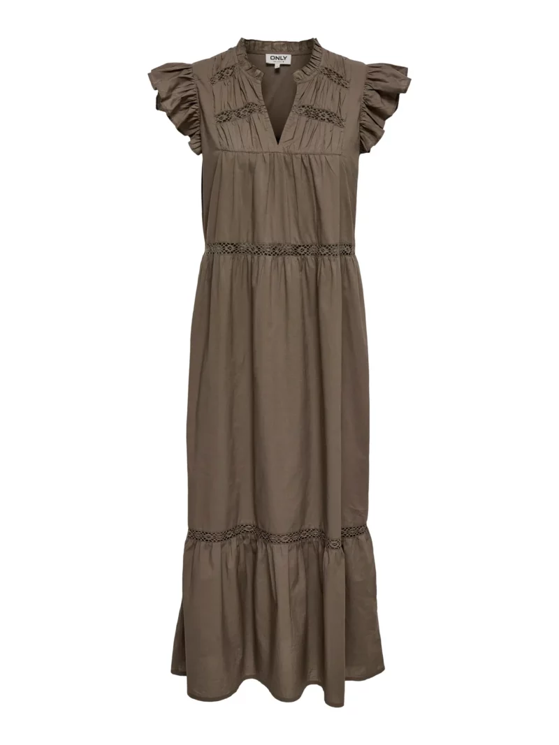 ONLSUNNY CAPSL FRILL DRESS WVN NOOS