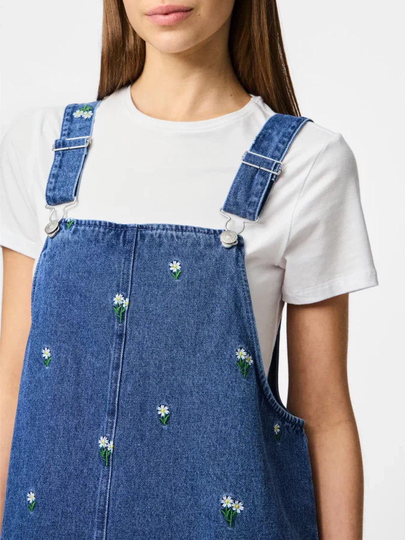PCFREIA SL DENIM SPENCER DRESS D2D FSY - Image 5