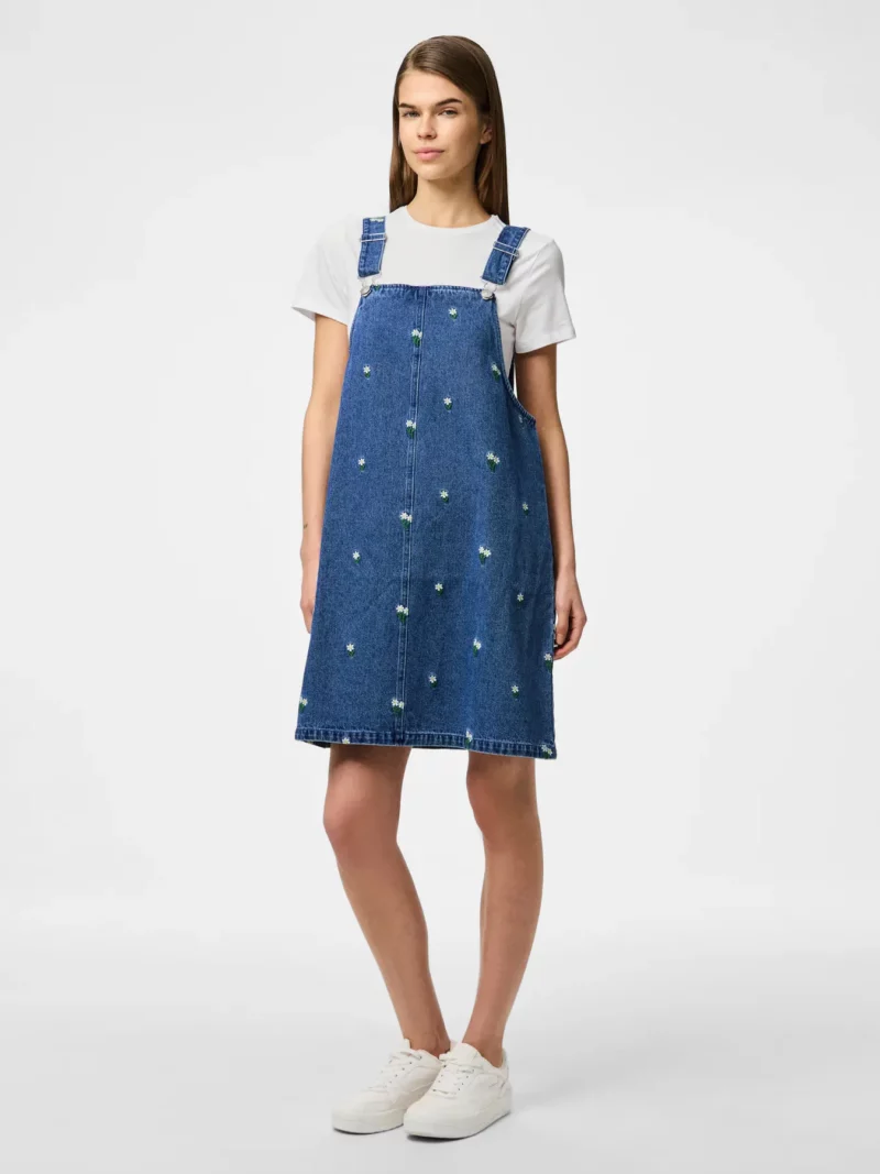 PCFREIA SL DENIM SPENCER DRESS D2D FSY - Image 6