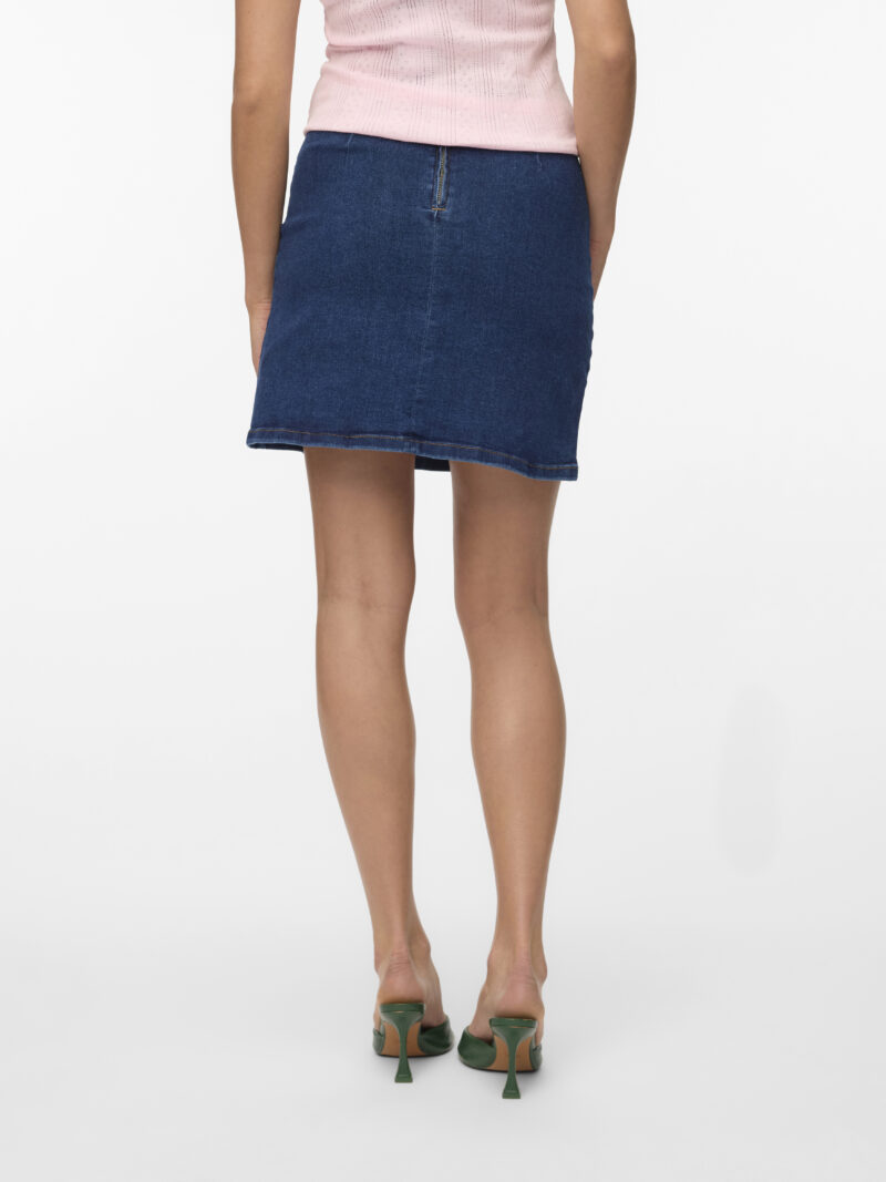 VMNELLY HR SHORT SKIRT DNM MIX NOOS - Image 4
