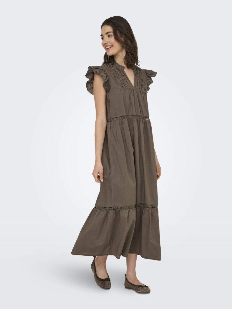 ONLSUNNY CAPSL FRILL DRESS WVN NOOS - Image 4