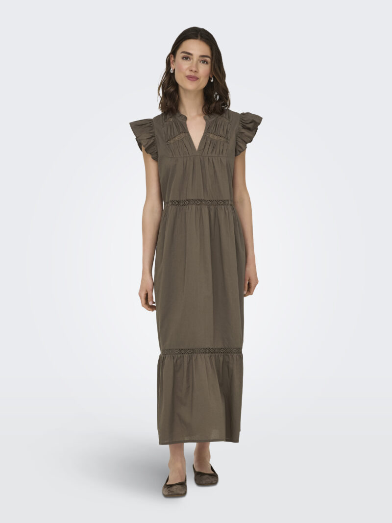 ONLSUNNY CAPSL FRILL DRESS WVN NOOS - Image 6