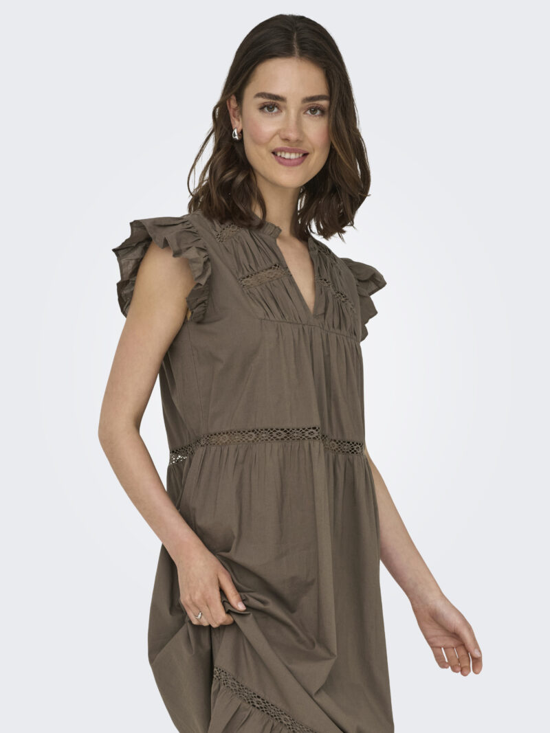 ONLSUNNY CAPSL FRILL DRESS WVN NOOS - Image 2