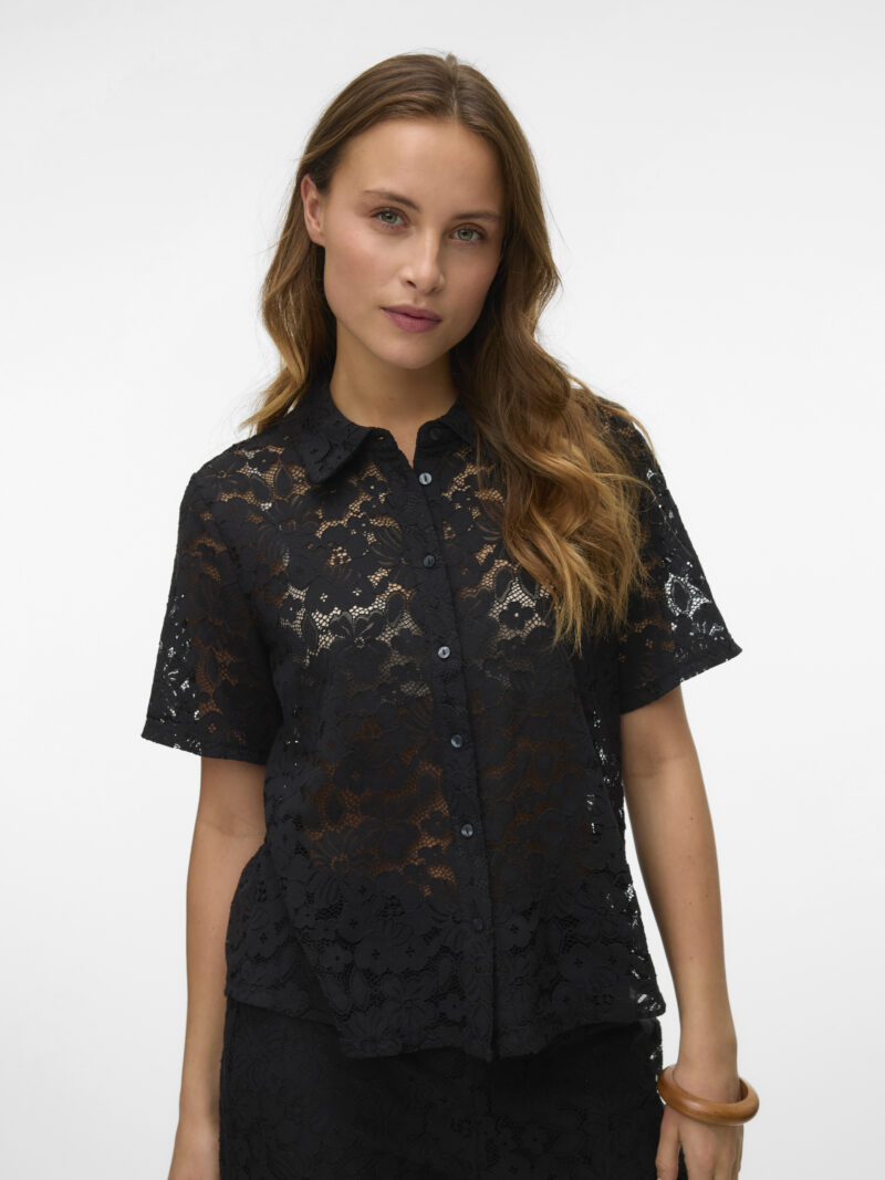 VMHONEY LACE SS SHIRT WVN GA - Image 5