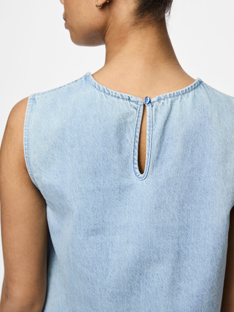 PCFLORA SL MINI DENIM DRESS NOOS - Image 5