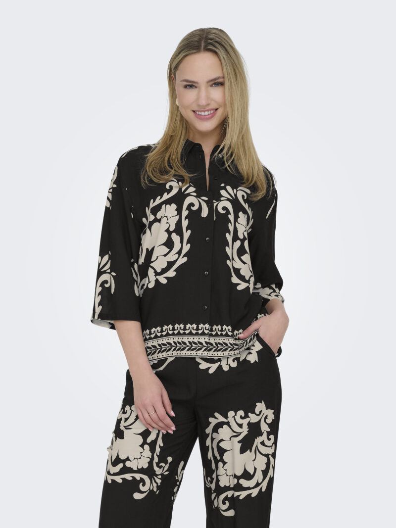 JDYMAGGIE LIFE LOOSE 3/4 SHIRT WVN - Image 5