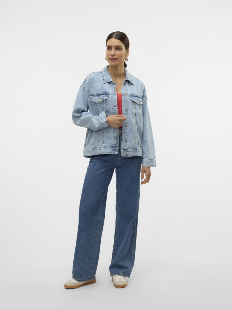 VMTESSA LS OVERSIZE DENIM JACKET GA NOOS - Image 3