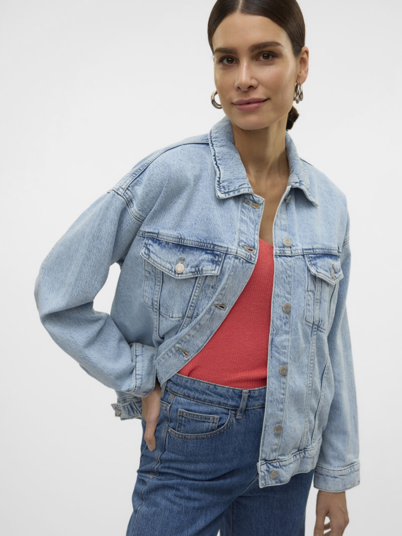 VMTESSA LS OVERSIZE DENIM JACKET GA NOOS - Image 5