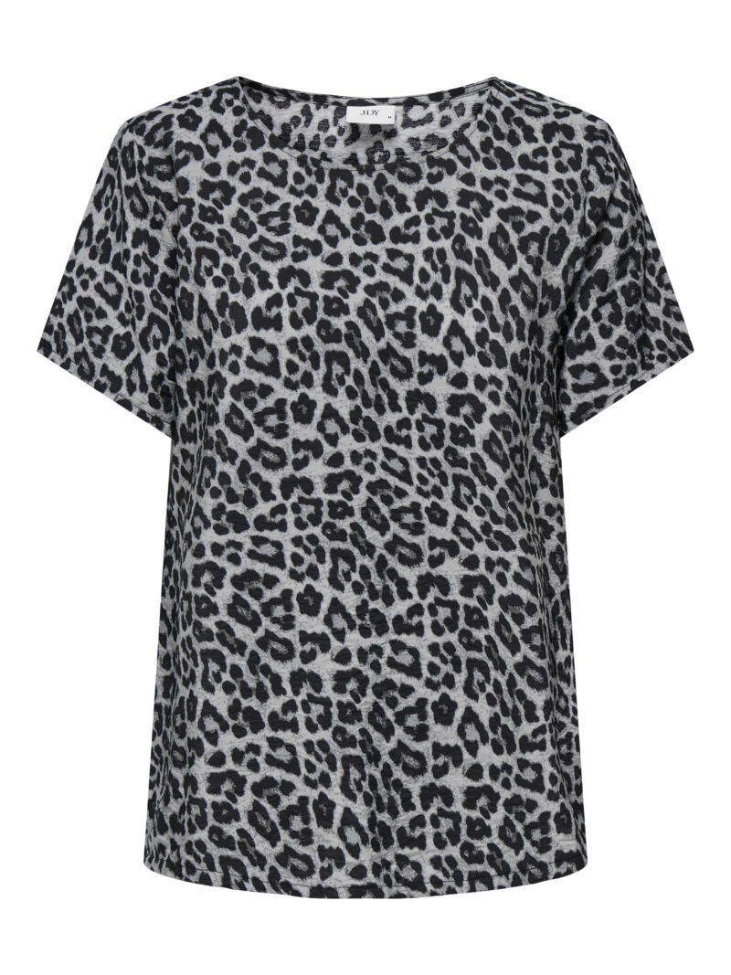 JDYTROYA LIFE S/S O-NECK TOP WVN DIA - Image 2
