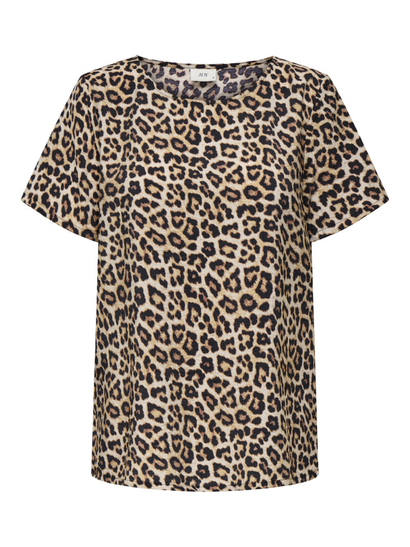 JDYTROYA LIFE S/S O-NECK TOP WVN DIA