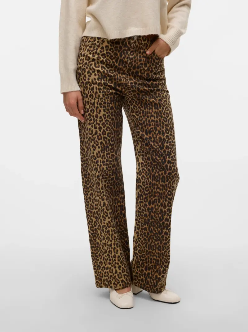 VMTESSA HR WIDE STRETCH AOP JEANS NOOS