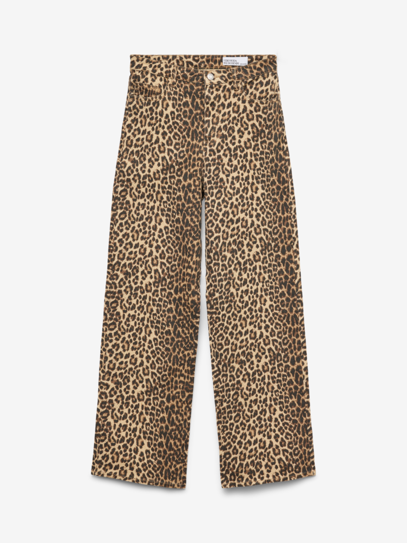 VMTESSA HR WIDE STRETCH AOP JEANS NOOS - Image 3