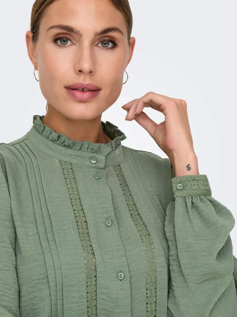JDYELLIS LIFE L/S LACE SHIRT WVN NOOS - Image 2
