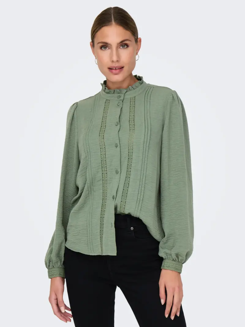 JDYELLIS LIFE L/S LACE SHIRT WVN NOOS - Image 3