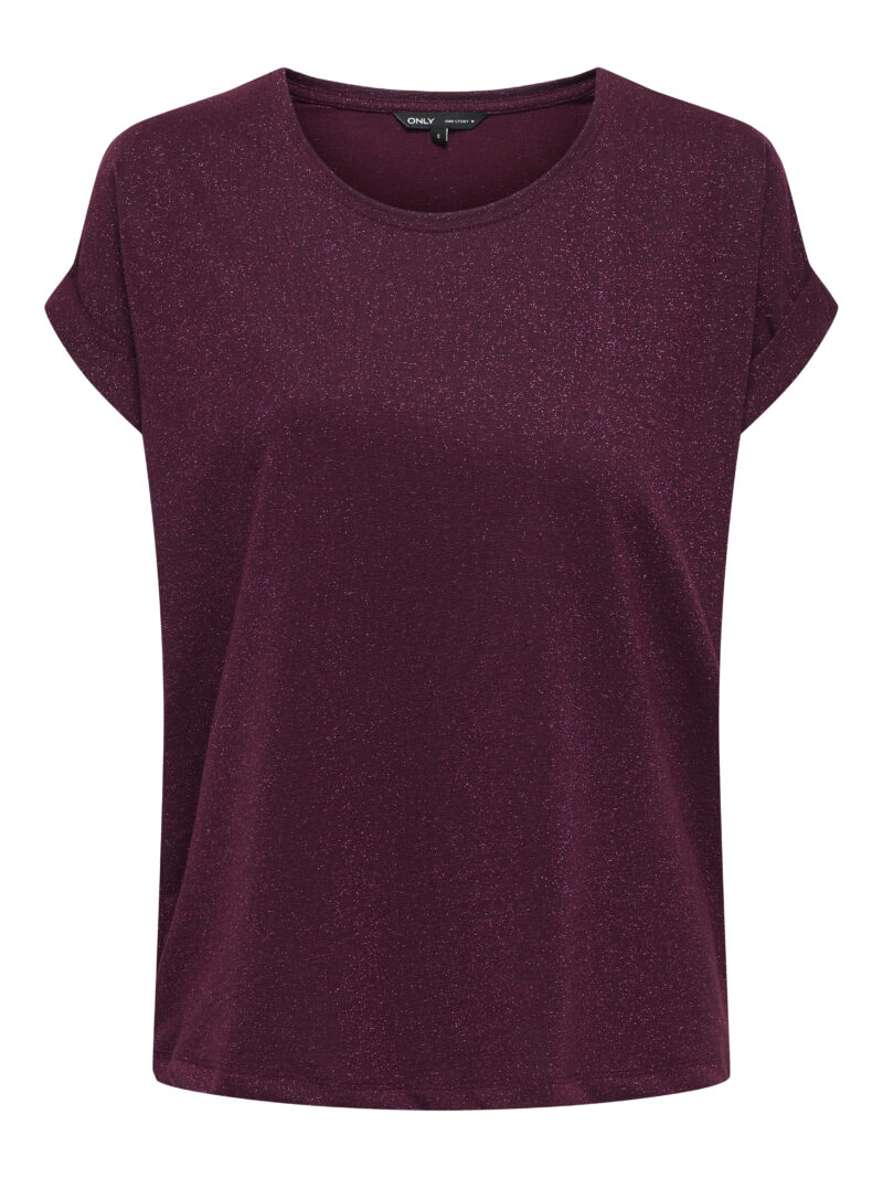 ONLMOSTER GLITTER S/S TOP NOOS JRS