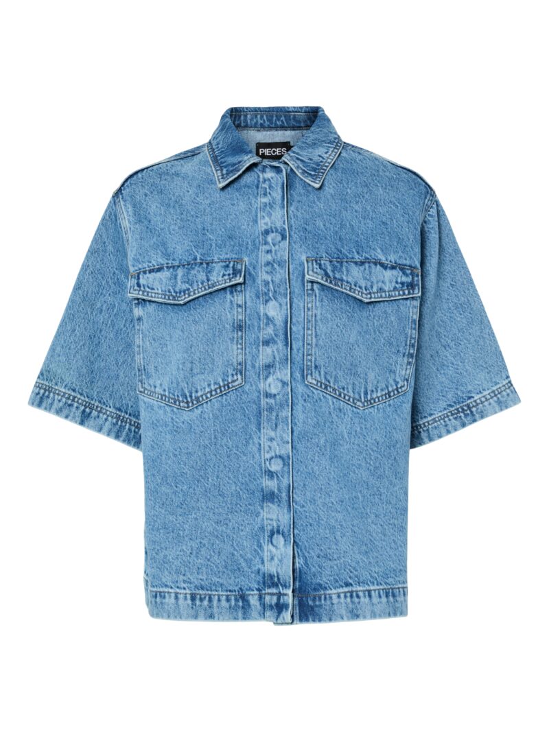 PCJULIET SS DENIM SHIRT