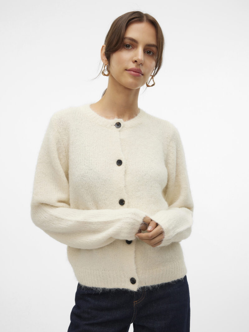 VMNOVAH LS O-NECK BUTTON CARDI GA NOOS - Billede 9