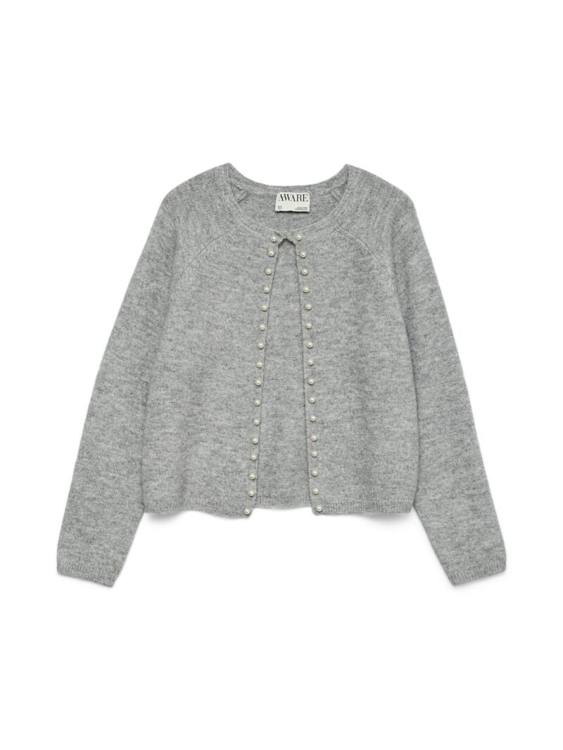 AWMAGALENE LS O-NECK PEARL CARDIGAN