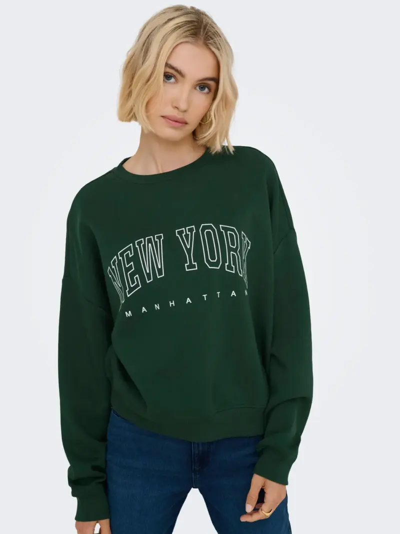 ONLSWEAT LIFE L/S CREW O.SIZE STATE NOOS - Image 3