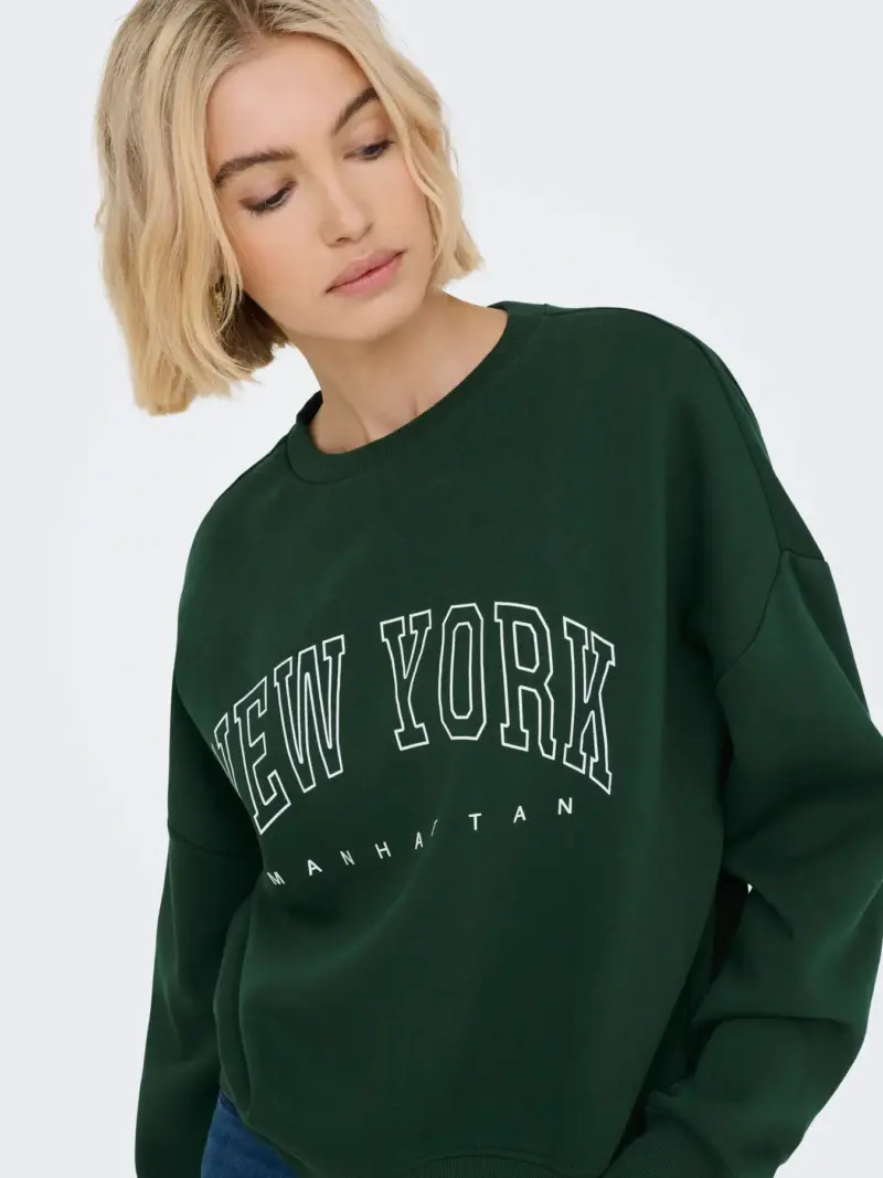 ONLSWEAT LIFE L/S CREW O.SIZE STATE NOOS - Image 2
